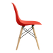 Кухонные стулья Ergozen Eames DSW Pro (2 шт комплект) красный