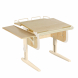 Парта Дэми СУТ-24-02 75см с двумя приставками клен/бежевый/бежевые ноги Парта Дэми СУТ-24-02 75см с двумя приставками клен/бежевый/бежевые ноги